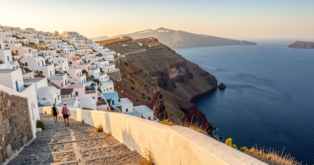 Sentier de la caldeira et villages blancs pour visiter Santorin en 4 jours
